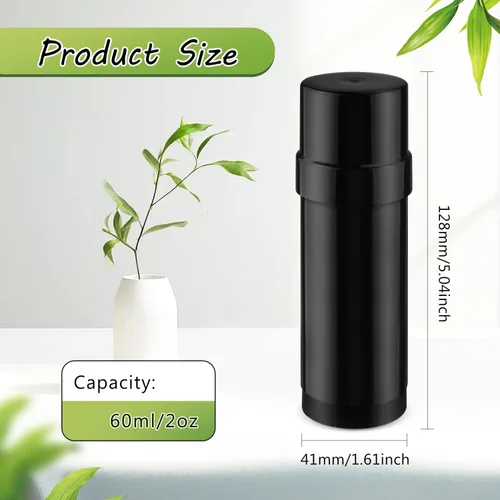 Vista 2 de 12 Unids 2.0 fl oz/2oz Desodorante Contenedores de Plástico Twist Up Botella de Relleno Desodorante Titular Stick para Crayon Chapstick Protector