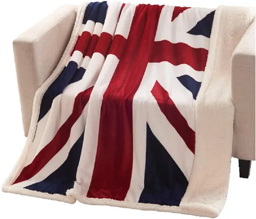Vista 8 de Brandream Manta de forro polar de diseño con bandera estadounidense para niños, niñas, adultos, mantas de 51 x 63 pulgadas, súper suave