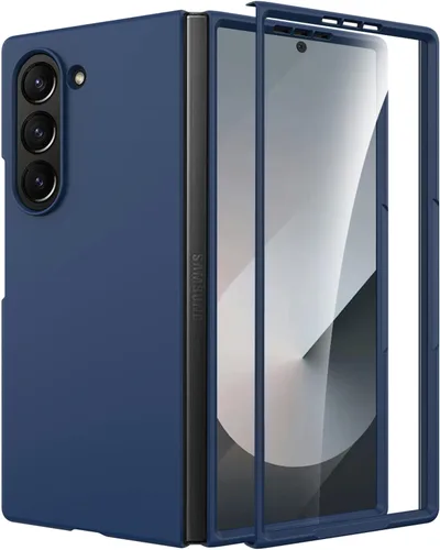 Vista 9 de Miimall Funda para Samsung Galaxy Z Fold 7 con protector de pantalla, funda delgada de grado militar para Galaxy Z Fold 7 antihuellas, a prueba