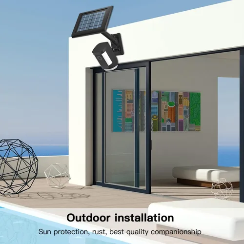 Vista 2 de HOLACA Soporte de montaje de pared 2 en 1 para el panel solar Stick Up Cam Pro, Spotlight Cam Pro/Plus y Stick Up Cam Batería/Accesorios de montaje