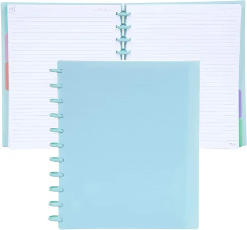 Vista 17 de Talia - Cuadernos de notas con tapas, planificador, personalizables, (Rosa de los 90, Junior (5.5 pulgadas x 8.5 pulgadas))