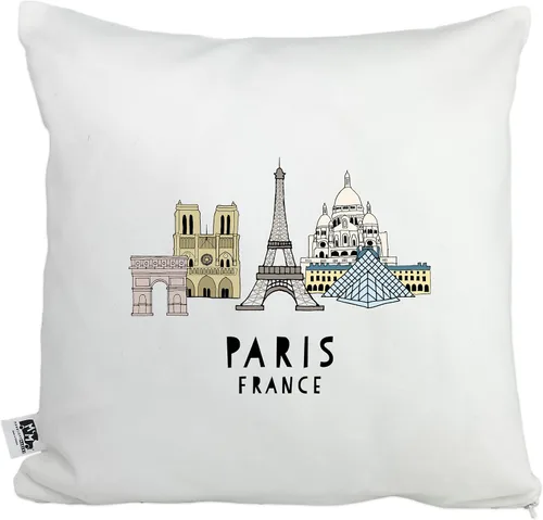 Vista 9 de Moonlight Makers, Downtown Atlanta, Decorative Pillow Case, 100% Cotton Canvas Pillowcase, Farmhouse Decor, Gift for Home, Original Design