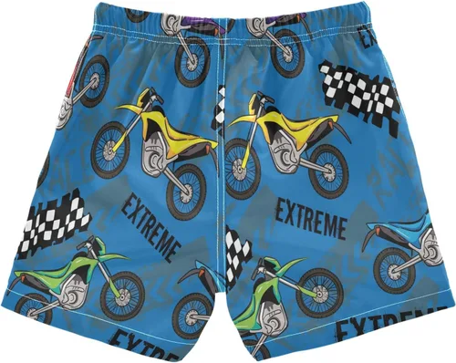 Vista 2 de Traje de baño para niños, traje de baño para niños, traje de baño para niños pequeños, pantalones cortos de playa para niños, 2T-XL