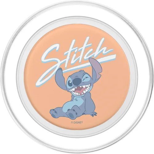 Vista 2 de Disney Lilo & Stitch Winking Stitch PopSockets MagSafe PopGrip para iPhone