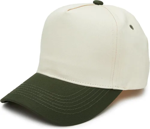 Vista 124 de Funky Junque Gorra de béisbol de 2 tonos para camionero adulto Misbehavin' - Leopardo/Beige