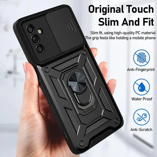 Vista 6 de Para Samsung Galaxy A13 5G Caso: Caja Del Teléfono Con Protector De Pantalla Para Samsung Galaxy A13 5G - Negro