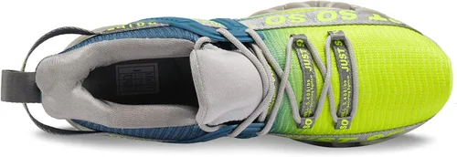 Vista 4 de COKAFIL - Zapatos de correr para hombre, tenis atléticos con bordes para caminar