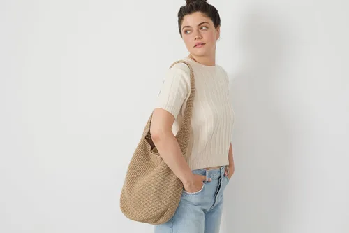 Vista 5 de The Sak 120 Hobo Bag - Bolso grande para mujer y bolso de hombro - Bolso con bolsillo trasero con cremallera y cierre magnético a presión