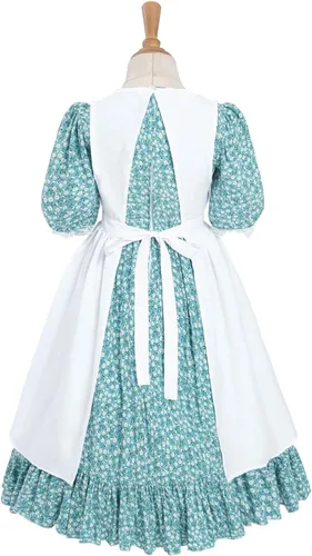 Vista 11 de Nuoqi - Vestidos de pionera para niñas, disfraz colonial