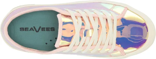 Vista 5 de SeaVees Monterey - Tenis de plataforma para mujer, Rosado