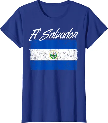 Vista 56 de Camiseta Salvadoreña Bandera El Salvador