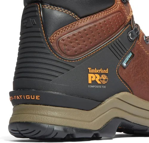 Vista 5 de Timberland PRO Hypercharge - Botas industriales impermeables para hombre, 6.0 in