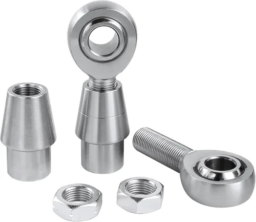 Vista 5 de Kit de extremo de varilla de junta Heim de 1/2", kit de extremos de varilla de juntas Heim de cromoly de 0.5" para dirección, suspensión, barras