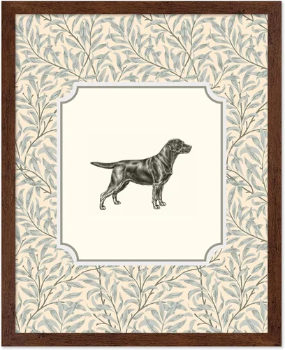 Vista 10 de Poster Master Póster Vintage de Cocker Spaniel Inglés - Impronta Retro de Perro - Arte Floral - Arte de Cachorros - Arte para Amantes de Animales