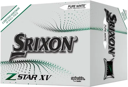 Vista 2 de Srixon Z-Star XV - Pelotas de golf para hombre, paquete de 24, color blanco