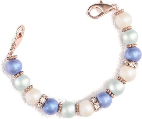 Vista 13 de Pulsera de alerta médica de oro rosa, pulsera médica de repuesto intercambiable de identificación médica, etiqueta de identificación no incluida