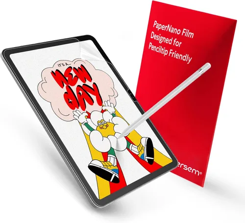 Vista 9 de bersem Paquete de 2 protectores de pantalla Paperfeel compatibles con iPad Mini 5 (2019) y iPad Mini 4, compatible con lápiz, antirreflejos con kit