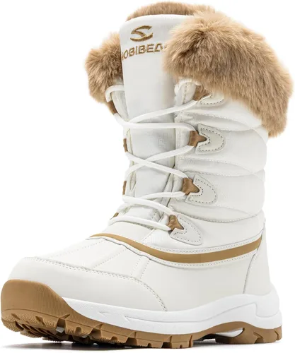 Vista 10 de HOBIBEAR - Botas de nieve de invierno para mujer Aw5778/Negro