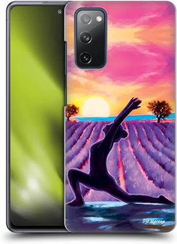 Vista 14 de Head Case Designs Officially Licensed P.D. Moreno Dancer's Pose Yoga Silhouettes Hard Back Case Compatible with Samsung Galaxy S20 FE / 5G