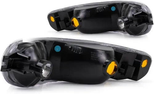 Vista 6 de Para GMC Yukon XL Denali, unidad de luz de señal de estacionamiento 2001 02 03 04 05 2006, par lado del conductor y del pasajero para GM2520182