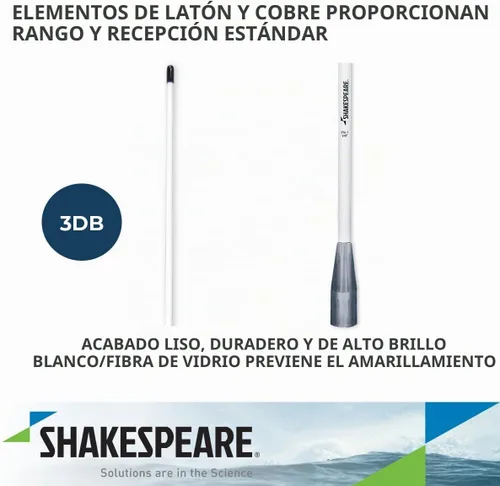 Vista 3 de Shakespeare 396-1 Antena VHF de 5