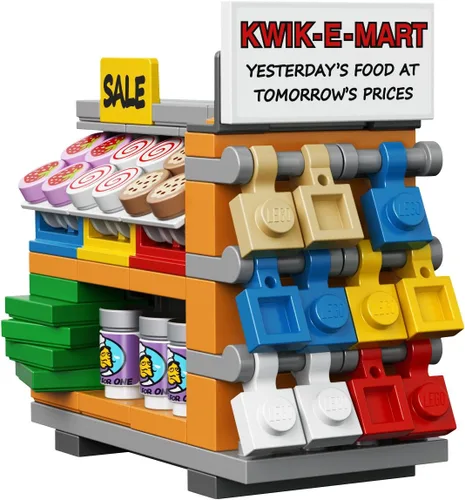 Vista 13 de Kit del supermercado de Los Simpsons de LEGO 71016