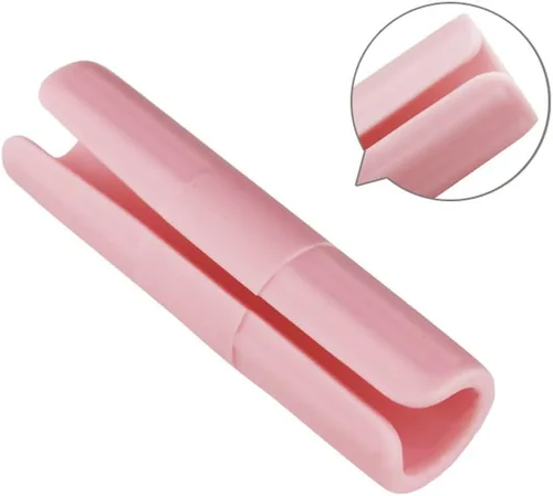 Vista 2 de 8 soportes para sábanas, agarres para sábanas que mantienen la sábana en su lugar (rosa)