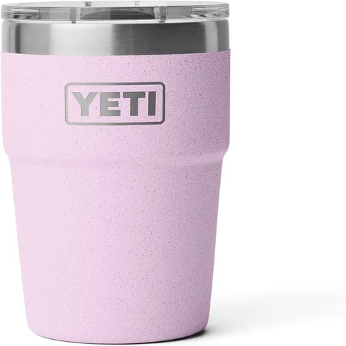 Vista 17 de YETI Rambler - Vaso apilable de 16 onzas, aislado al vacío, de acero inoxidable con tapa MagSlider Apilable