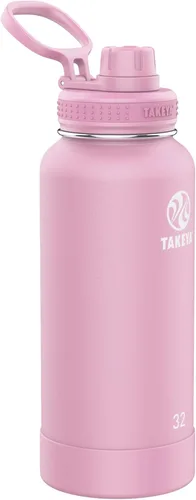 Vista 52 de Takeya Actives Botella de Agua con Tapa de Boquilla, Botella con Doble Aislamiento de Acero Inoxidable, Apta para Lavavajillas y Sin BPA, Botella