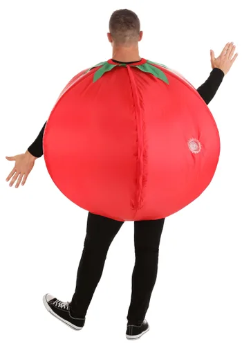 Vista 2 de Disfraz Inflable de Tomate para Adultos Multicolor