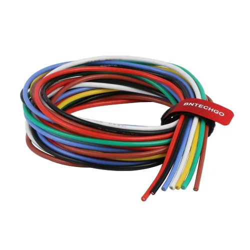 Vista 6 de BNTECHGO Cable de silicona paralelo flexible de calibre 14, 2 conductores, rojo y negro, alta resistencia, 200 grados C 600 V para cable de Alambre