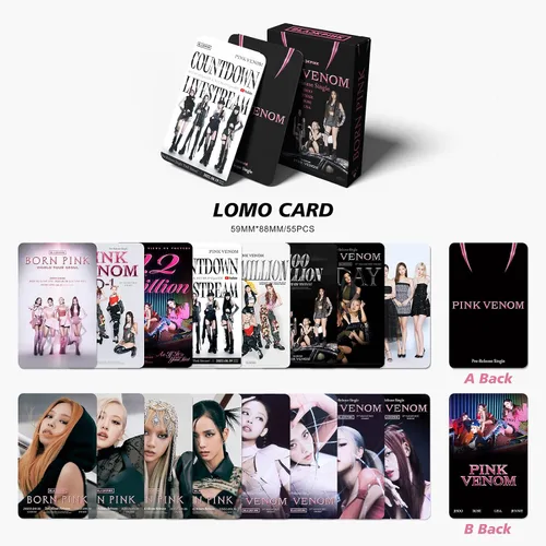 Vista 2 de KPOPBP 159 piezas Born Pink Album Caja de regalo Set para fans Blink, mercancía, tarjetas de fotos, decoraciones para cumpleaños y fiestas, cuerdas