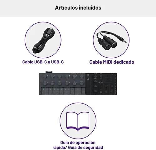 Vista 8 de Yamaha SEQTRAK Estación de Ideas de Música Móvil, Negro