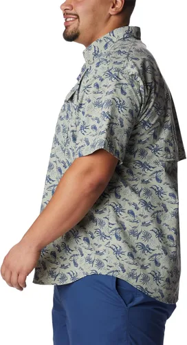 Vista 8 de Columbia PFG Super Bahama Camisa de manga corta para hombre, transpirable, con protección UV