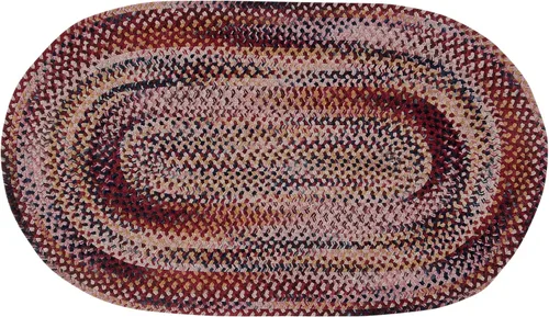 Vista 23 de Better Trends Alfombra trenzada degradada, ovalada, reversible y duradera, 100% algodón suave, ideal para cocina, sala de estar, dormitorio, tapete