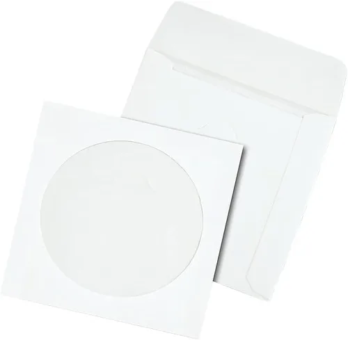 Vista 4 de Quality Park Tech-No-Tear 77203 - Funda para CD / DVD (100 unidades), color blanco