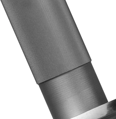 Vista 3 de Varilla de afilar negra de 12 pulgadas, acero para cuchillos de cocina, diseño de mango Craftsman Selection Series