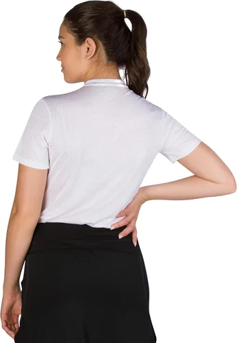 Vista 4 de Three Sixty Six Womens Collarless Golf Polo Shirt - Dry Fit, Breathable, Compression Golf Tops