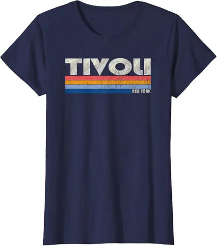 Vista 38 de Camiseta vintage de los años 80 estilo Tivoli NY