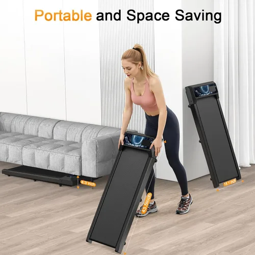 Vista 7 de Walking Treadmill Pad with Incline Handle Bar