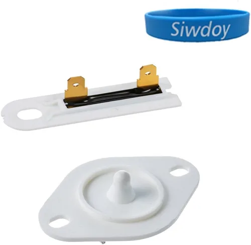 Vista 4 de Termistor de secadora 8577274 y fusible térmico de secadora 3392519 compatible con secadores Whirlpool