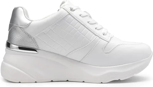 Vista 2 de DREAM PAIRS Zapatos deportivos de cuña para mujer, plataforma de tacón alto, zapatos de moda para uso casual y diario