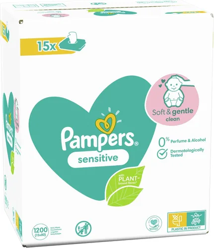 Vista 4 de Pampers Toallitas sensibles para bebés 640