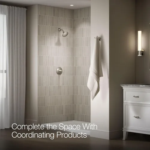 Vista 7 de Tone Shower Only Trim Paquete con cabezal de ducha de función única de 1.75 GPM