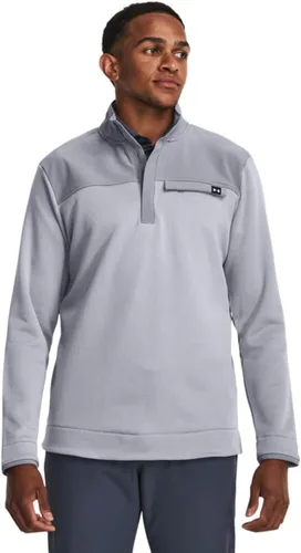 Vista 24 de Under Armour Sudadera Drive Storm con media cremallera para hombre (001) Negro / Blanco