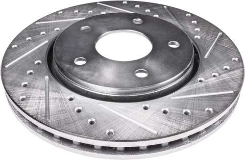 Vista 197 de Detroit Axle - Rotores de freno delantero para 04-13 Mazda 3 Rotores de frenos de disco 06-15 Mazda 5 Reemplazo: Rotor regular delantero de 11.81