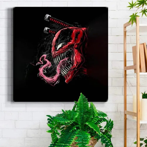 Vista 3 de DreamController Vennom - Pósteres de lienzo de pared para decoración de pared (24 x 24 pulgadas, juego de 1) pinturas en lienzo enmarcadas