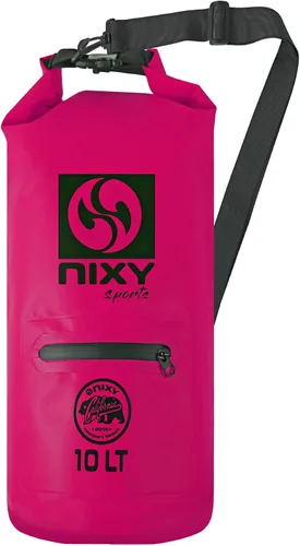 Vista 7 de NIXY Bolsa seca impermeable de 10 L con parte superior enrollable, ligera y duradera para paddleboard, kayak, senderismo, camping, canotaje, playa