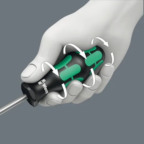 Vista 3 de Wera - 5117682001 Kraftform Plus 368 Square Socket #1 Destornillador profesional, 3-1/8" Longitud del eje