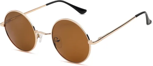 Vista 7 de Pro Acme - Gafas de sol polarizadas redondas para hombre y mujer, estilo John Lennon